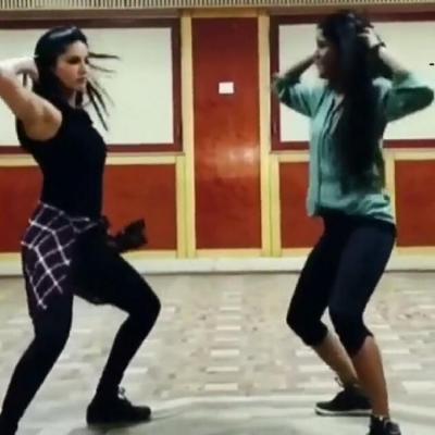 Watch: Sunny Leone fun dance to Sapna Choudhary's Teri Aankhya Ka Yo Kajal