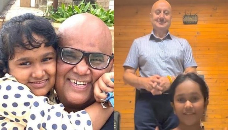Late Satish Koushik daughter makes reels with Anupam Kher and misses her father