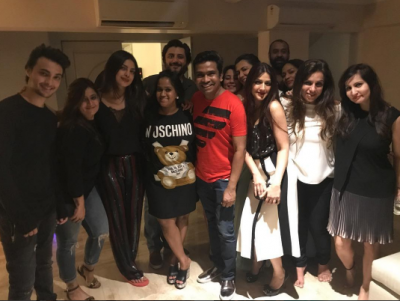 See pictures: Priyanka was seen partying hard with her friends and team of Ventilator