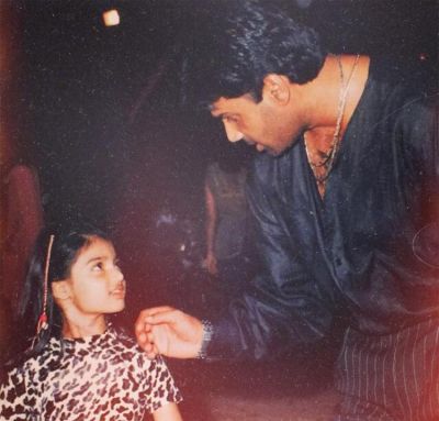 Happy Birthday Pa: Daughter Athiya Shetty shares a childhood pic with Sunil Shetty