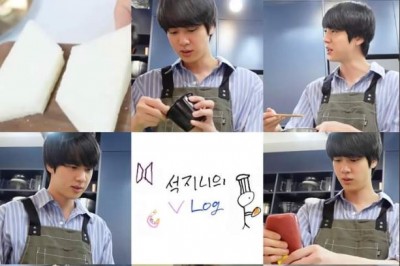 BTSVLOG: Jin makes mouthwatering food and takes cooking tips from Chef Lee