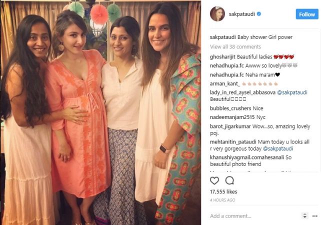 Soha Ali Khan looked oh-so-pretty in her baby shower