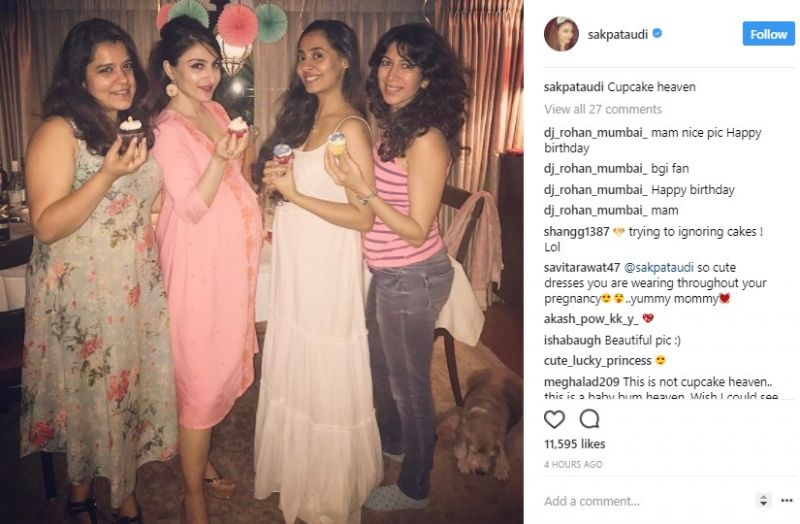 Soha Ali Khan looked oh-so-pretty in her baby shower