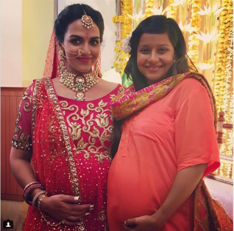 Esha Deol feels the emotion of a Bride again on her baby shower