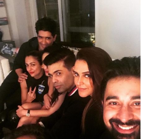 Karan Johar thrown a birthday bash for Neha Dhupia