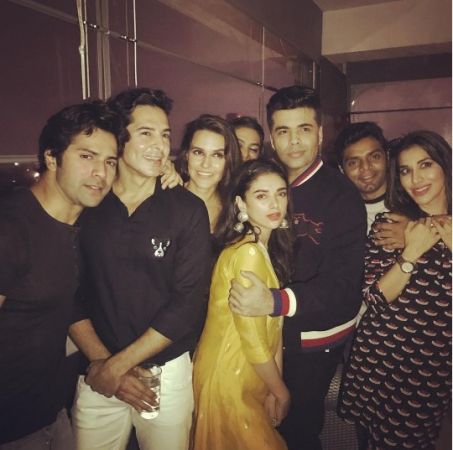 Karan Johar thrown a birthday bash for Neha Dhupia