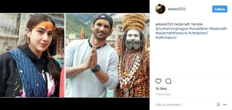 Sara Ali Khan and Sushant Singh Rajput took the blessing of Lord Kedarnath