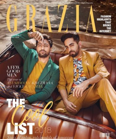 Ayushmann Khurrana & Vicky Kaushal look dapper  on the cover of Grazia India