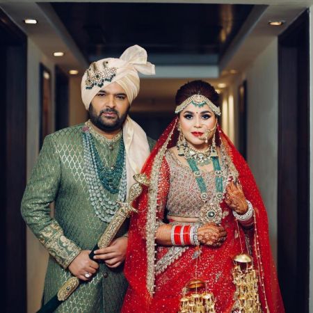 Check out the first wedding photos of Kapil Sharma and Ginni Chatrath as a married couple