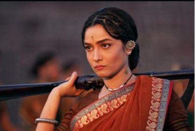 Ankita Lokhande looks fierce in a still from the film Manikarnika: The Queen of Jhansi