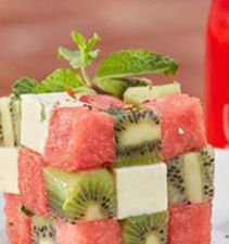Easy recipe to make Fruit Cube Salad