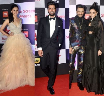 Star Screen Awards 2018: See pics -Ranveer Singh - Deepika Padukone, Alia Bhatt  all graced the event in  the best-dressed