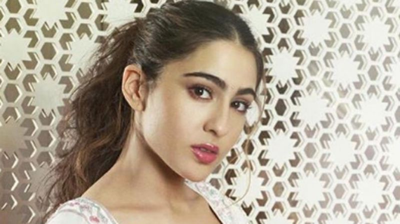 Sara Ali Khan looks elegant in a white lehenga, check out the picture here