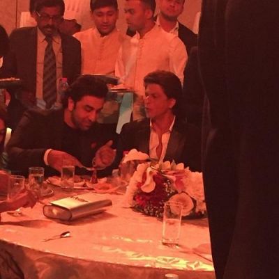 Table for two SRK and Ranbir Kapoor,