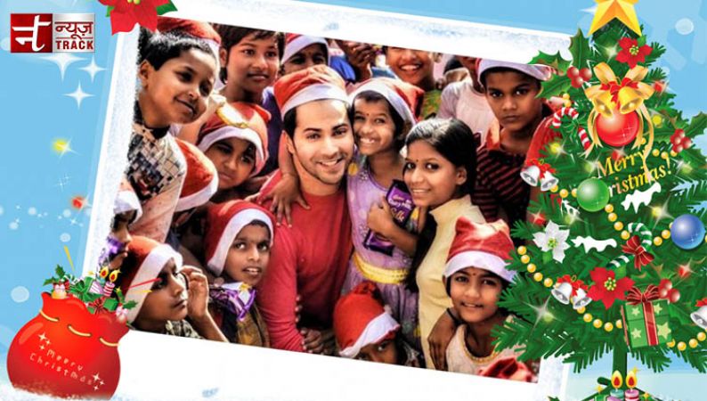 Wow.. Varun Dhawan had big heart as he celebrate Xmas with orphan kids