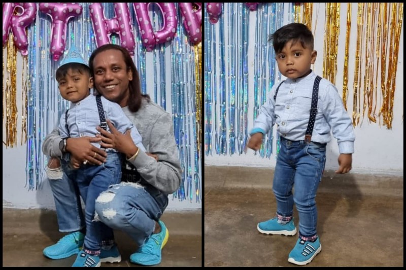 Rana Lincoln Das Posted Picture with his Nephew Udant