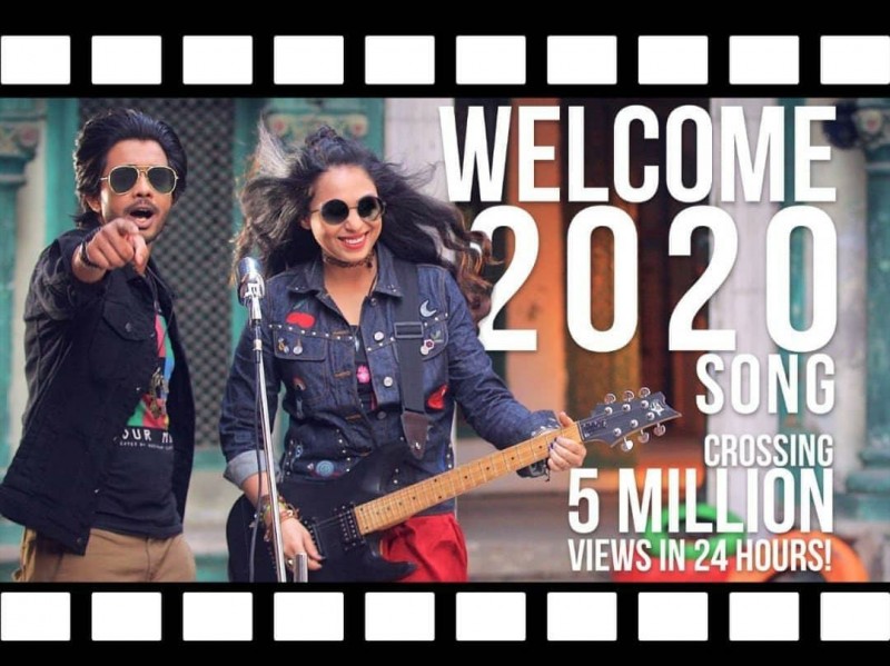 Avanie Joshi Welcome 2020 is a Bhartiya Janta Party (BJP) associated song: Movingpixels shot the song.