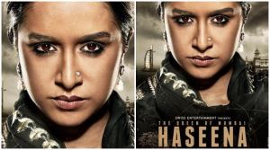 Haseena revealed pessimistic look of Shraddha Kapoor