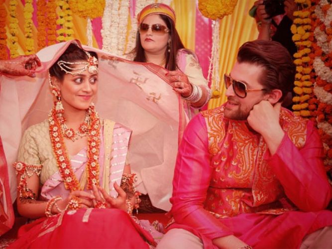 See pictures of Mehendi and Sangeet ceremony of Neil Nitin Mukesh and Rukmini Sahay