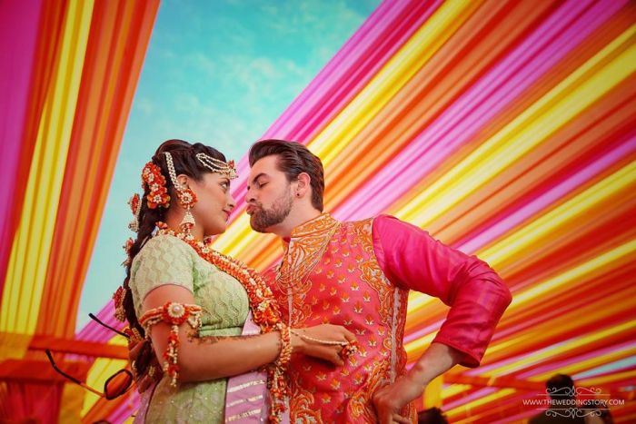 See pictures of Mehendi and Sangeet ceremony of Neil Nitin Mukesh and Rukmini Sahay