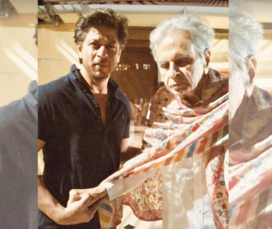 Priceless Movement! Dilip Kumar and Shah Rukh Khan's candid picture