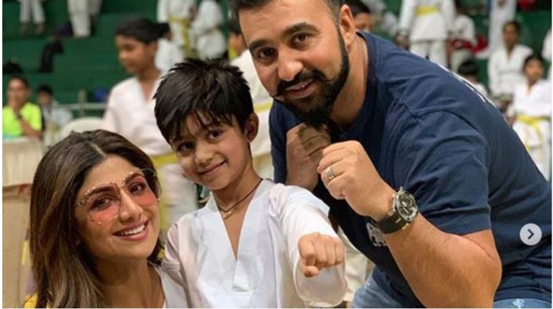 Shilpa Shetty and Raj Kundra's son Viaan win Gold Medal in Martial Arts, dedicated to Tiger Shroff
