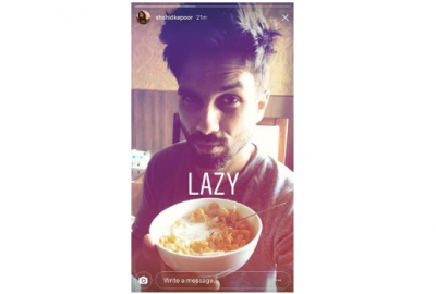 This morning selfie of Shahid Kapoor will make you lazy