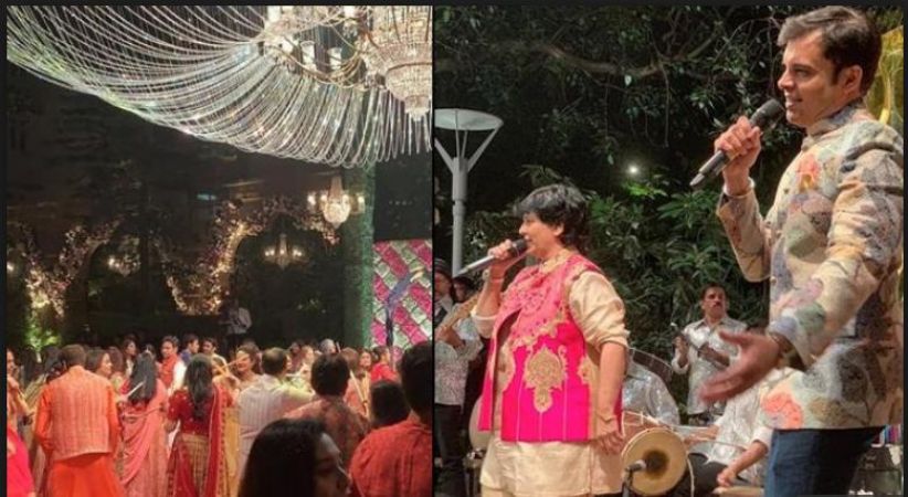 Akash Ambani and Shloka Mehta wedding functions begin with Falguni Phatak performance