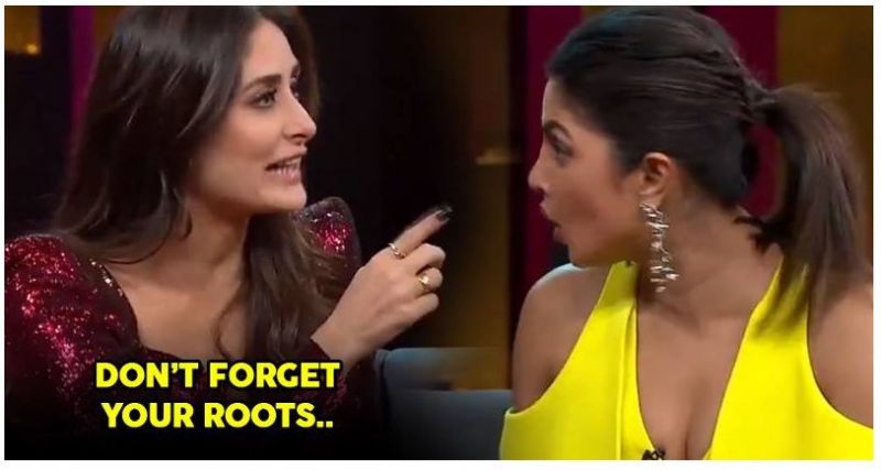 Don’t Forget your Root, Kareena Kapoor takes a jibe on Priyanka Chopra