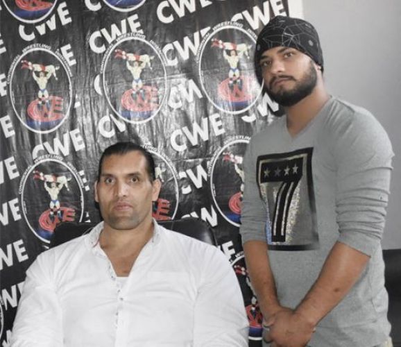 Photos of Wrestler Baljeet who is taking training from 'The Great Khali'