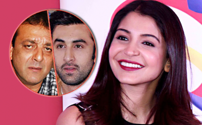 Is Anushka Sharma's role only fictional character in the Dutt Biopic?
