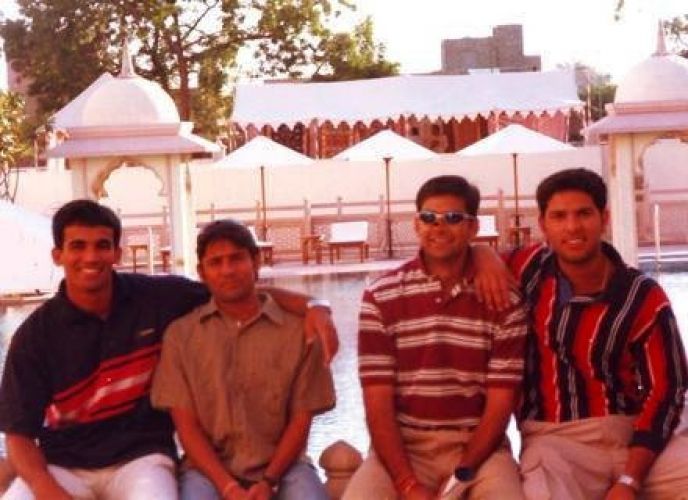 Rare seen pictures of Cricketer Yuvraj Singh