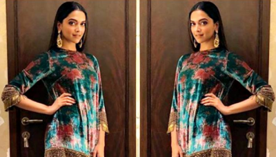 Deepika Padukone in this colorful Sabyasachi outfit is a big disappointment, what do you think?