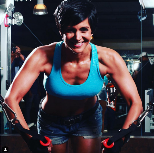 See Pictures: Mandira Bedi's work out session is killing