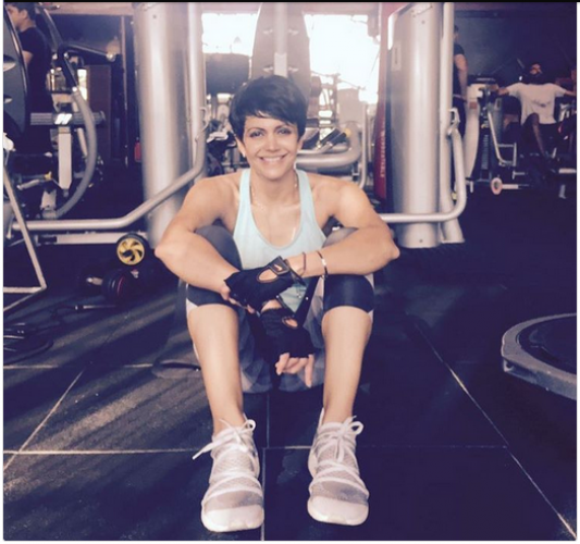 See Pictures: Mandira Bedi's work out session is killing