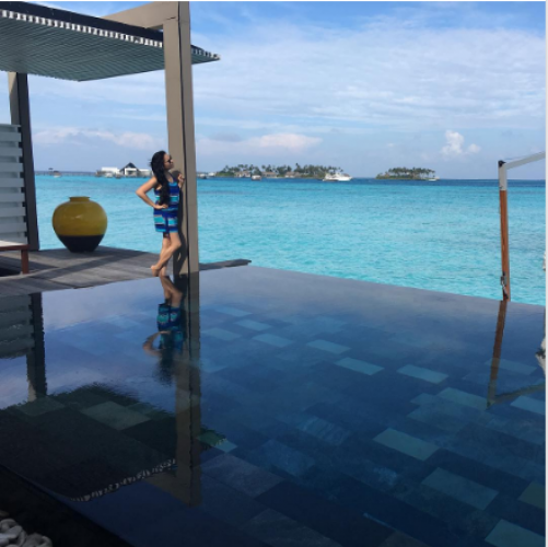 Shabir Ahluwalia and Kanchi Kaul are spending quality time in Maldives