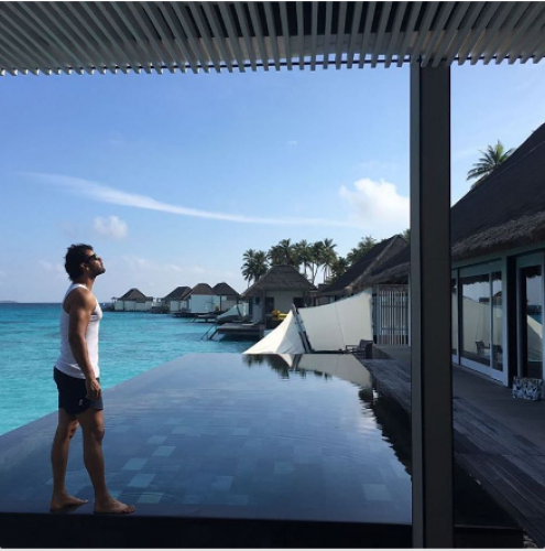 Shabir Ahluwalia and Kanchi Kaul are spending quality time in Maldives