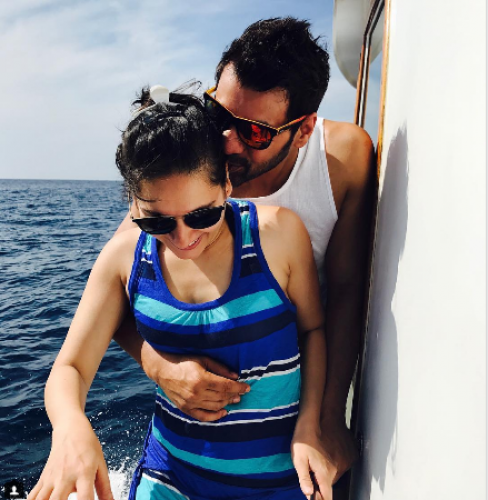 Shabir Ahluwalia and Kanchi Kaul are spending quality time in Maldives