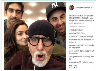 Prepping up for 'Brahmastra' quite remarkable: Amitabh Bachchan