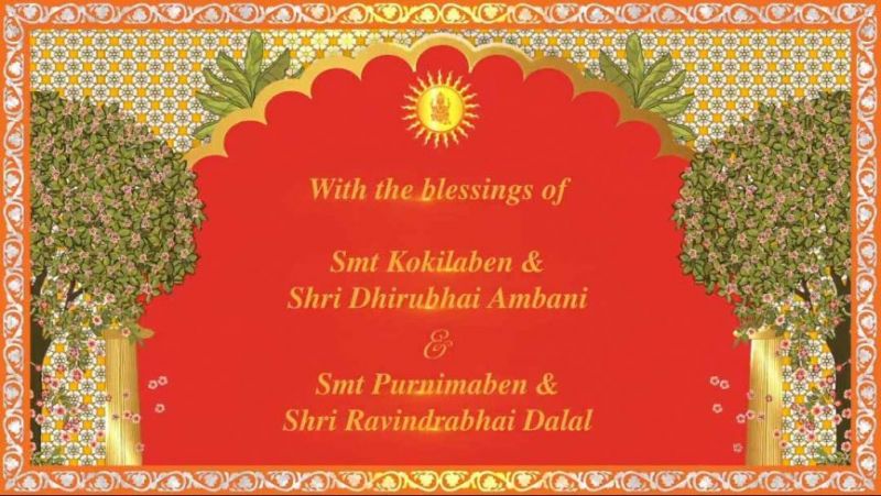 Digital Card Reveled ! Akash Ambani and Shloka Mehta to engage on 30th June