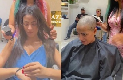 Before committing suicide, Noor Malbika Das had shaved her hair, fans were shocked to see the video