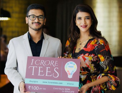 Young entrepreneur Kanthi Dutt launches a smart social campaign 1CroreTees to support rural literacy