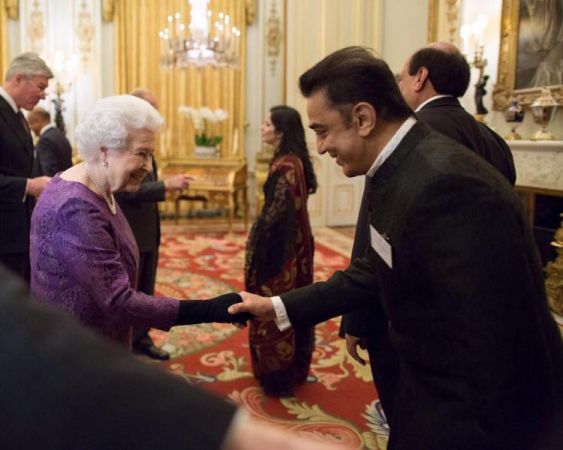 Kamal Haasan posted a picture of himself meeting with 'Queen Elizabeth II'