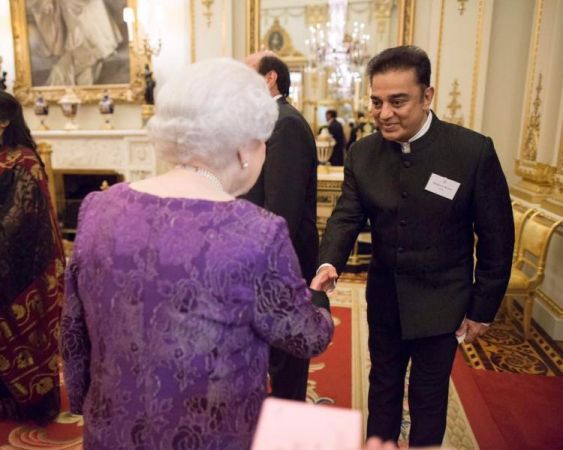 Kamal Haasan posted a picture of himself meeting with 'Queen Elizabeth II'