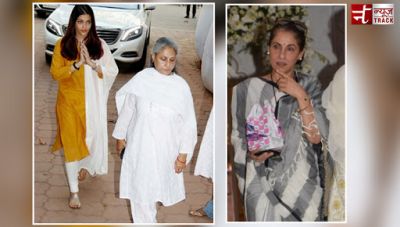 Aishwarya Rai Bachchan, Dimple Kapadia attend actor Shammi’s prayer meet