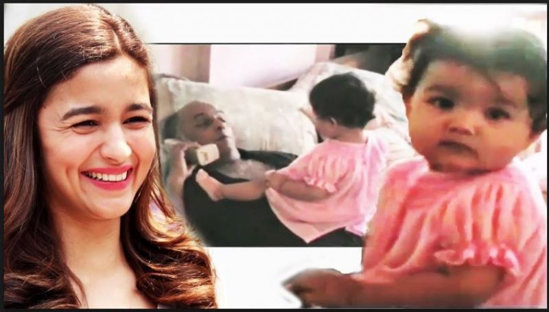 Mukesh Bhatt posted Baby Alia video and image on her Special 26th  Birthday…check inside