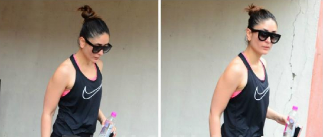 Kareena Kapoor spotted outside the gym in a black outfit
