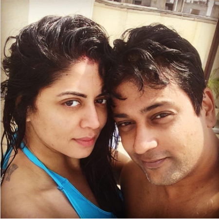 Take a look at Kavita Kaushik's post wedding pictures