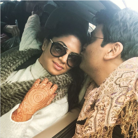 Take a look at Kavita Kaushik's post wedding pictures