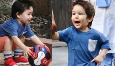 Chotte Nawab Taimur Ali Khan enjoys his Sunday in this amazing way, see pictures
